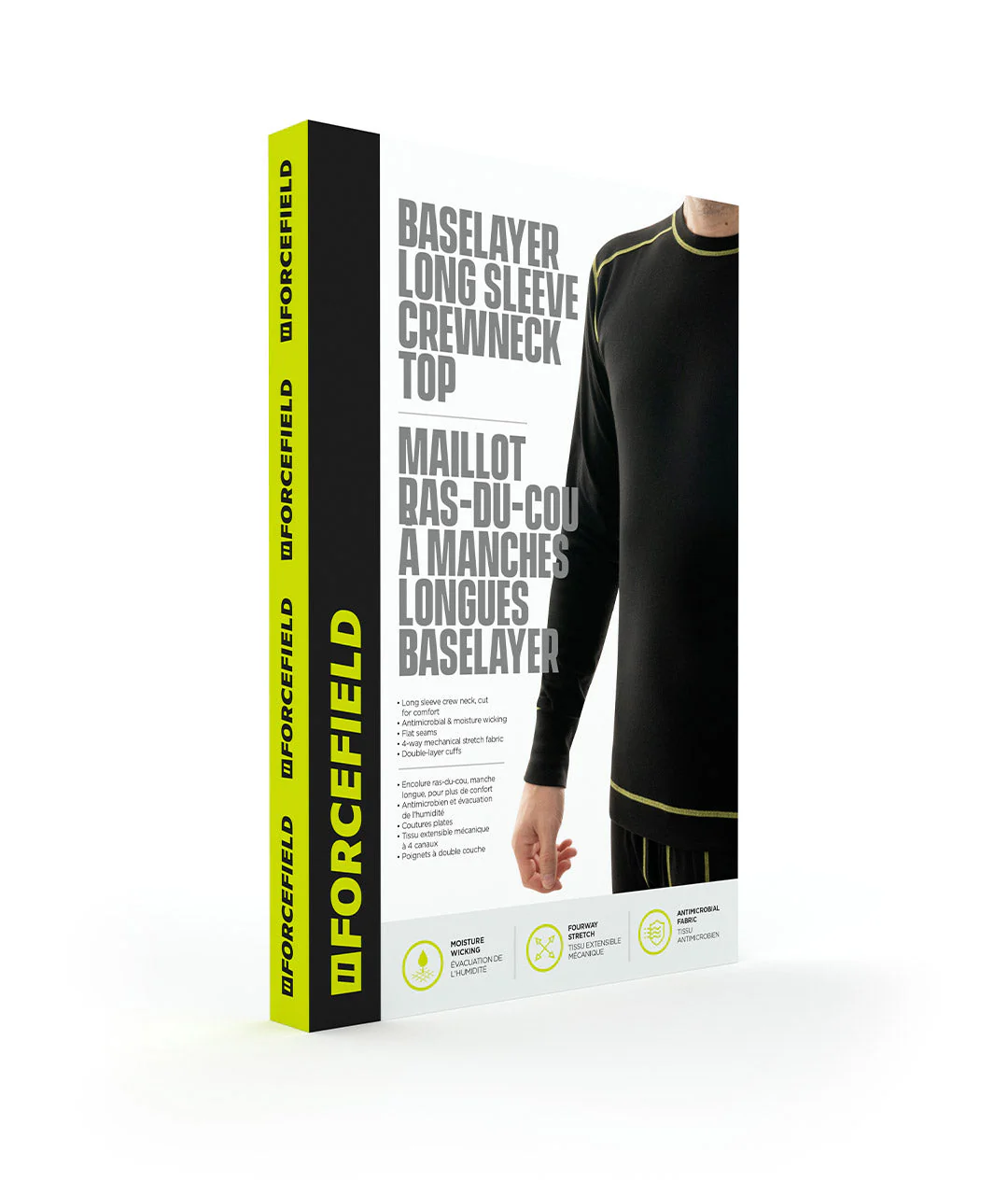 Forcefield Base Layer Long Sleeve Crewneck Top - Image 2