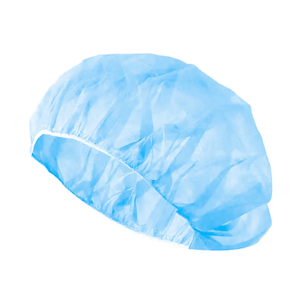 Forcefield Bouffant Caps, White Polypropylene, 100 per bag - Image 3