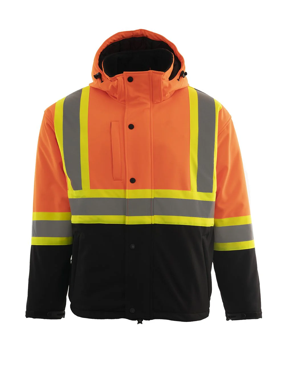 Forcefield Custom Printed Hi Vis Softshell Winter Safety Jacket