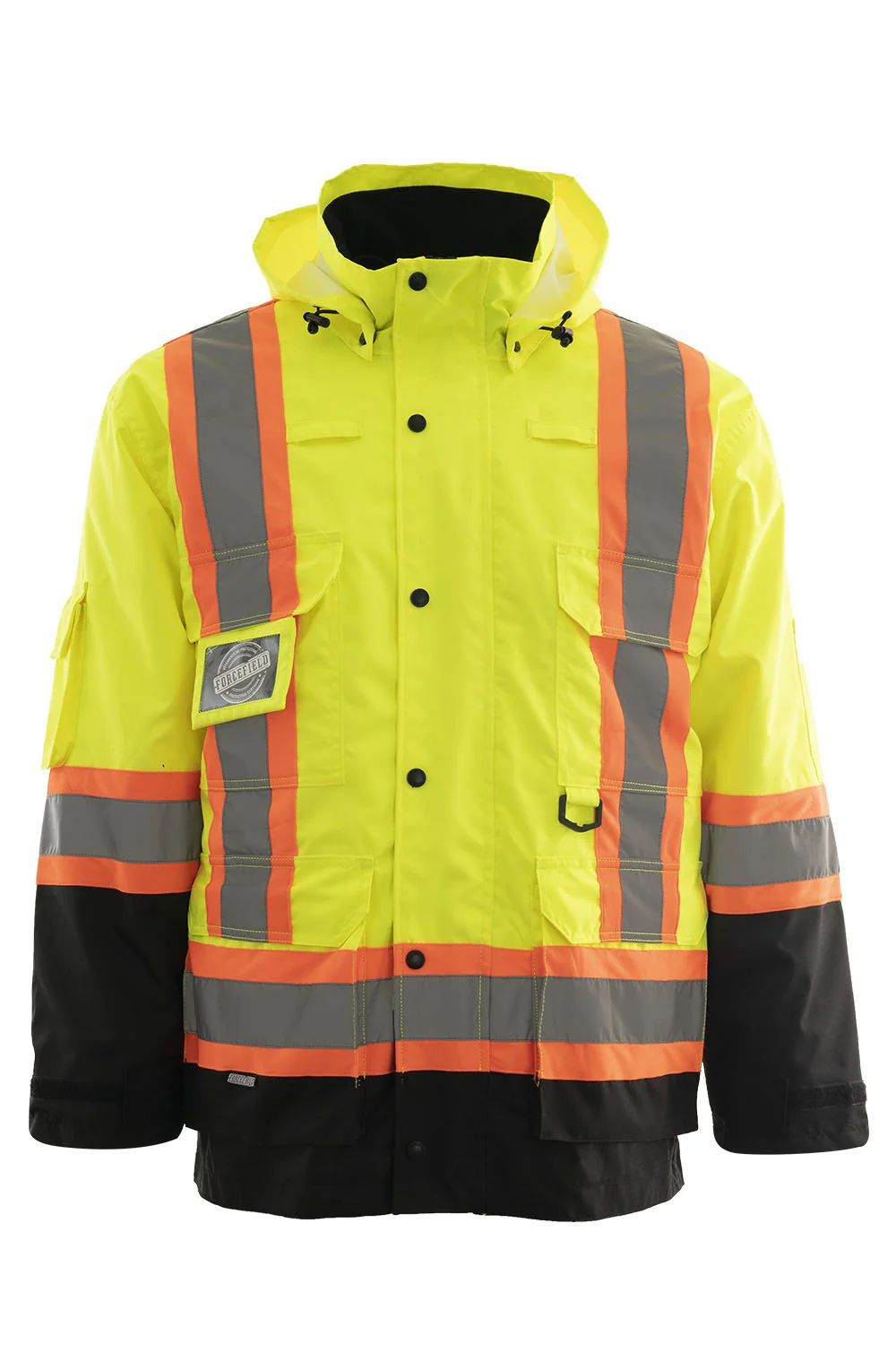 Forcefield Custom Printed Re-Engineered 4-in-1 Hi Vis Safety Parka - Image 2