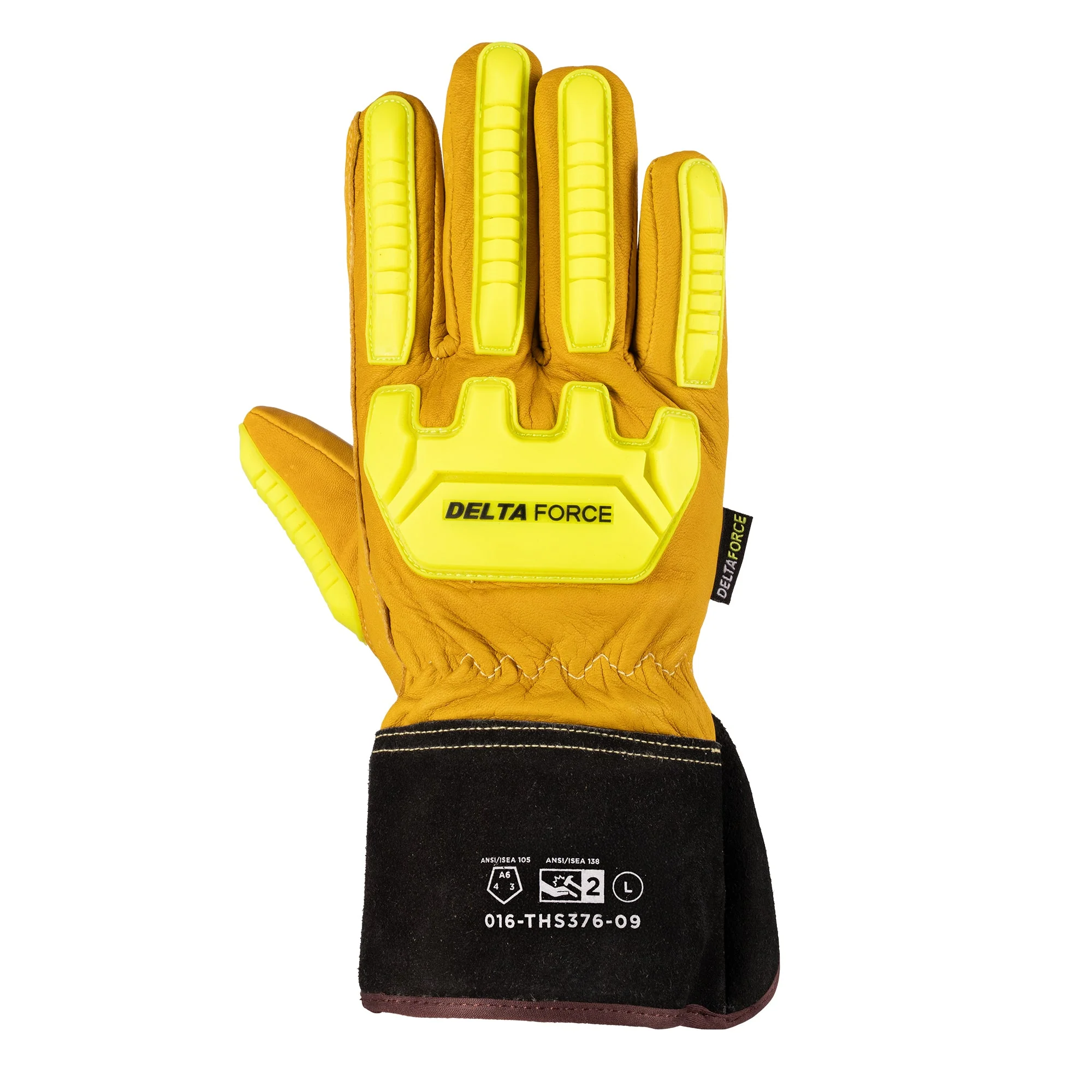 Forcefield Delta Force Cut/Impact Resistant Lined Safety Cuff Gloves - Image 3
