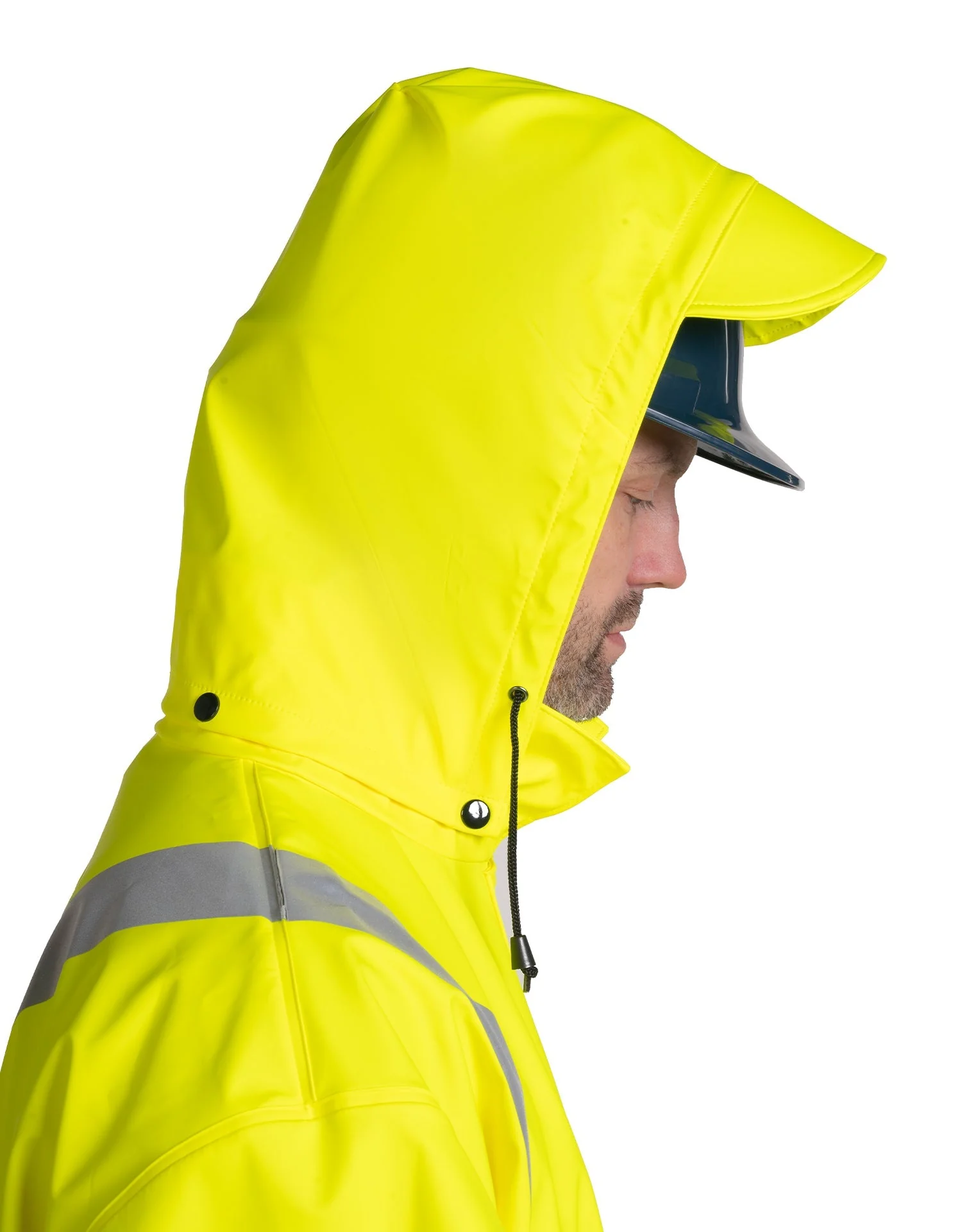 Forcefield Lightweight Fire Resistant (FR) Hi-Vis Safety Rain Jacket - Image 3