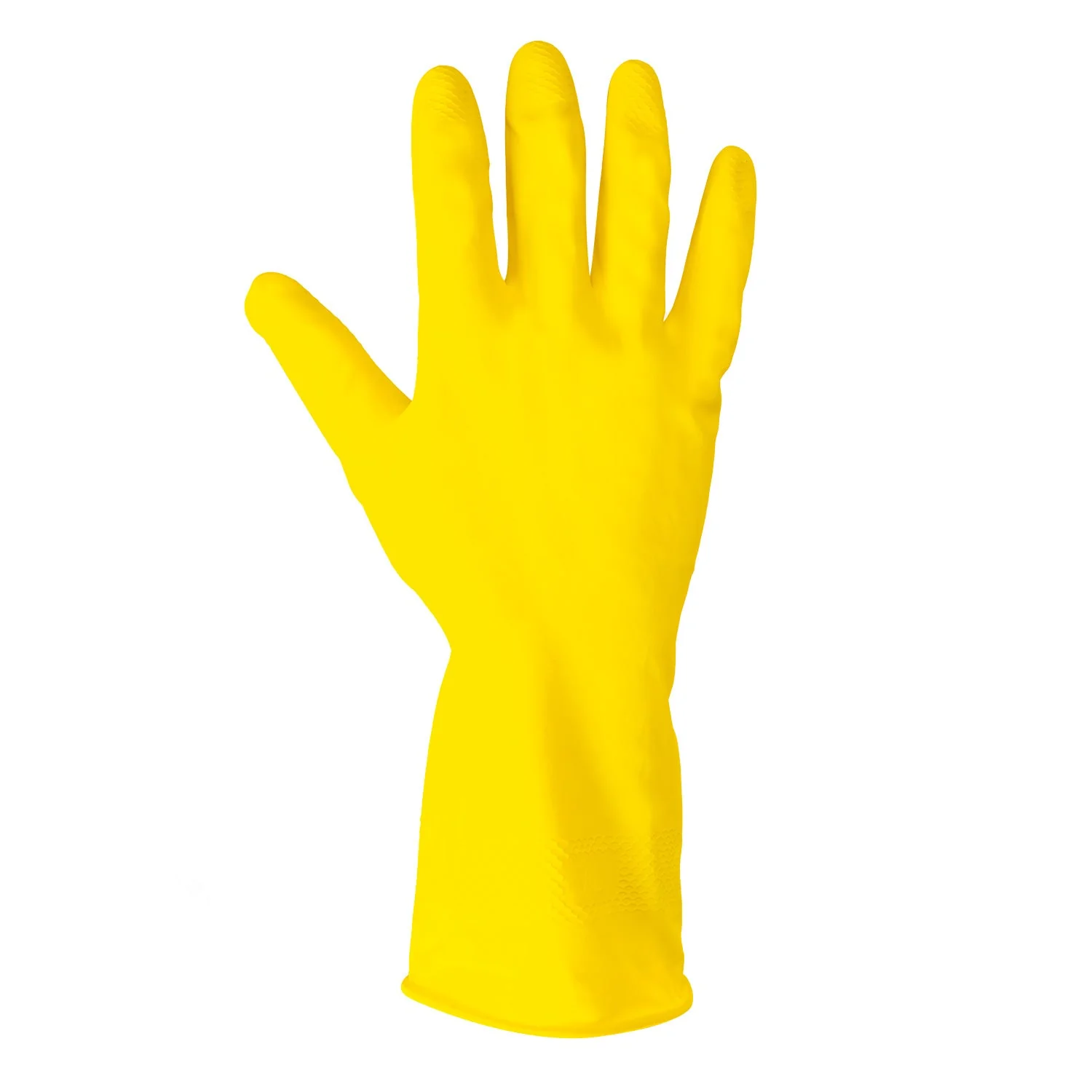 Forcefield Flocklined Latex Dishwashing Style Rubber Gloves - Image 2