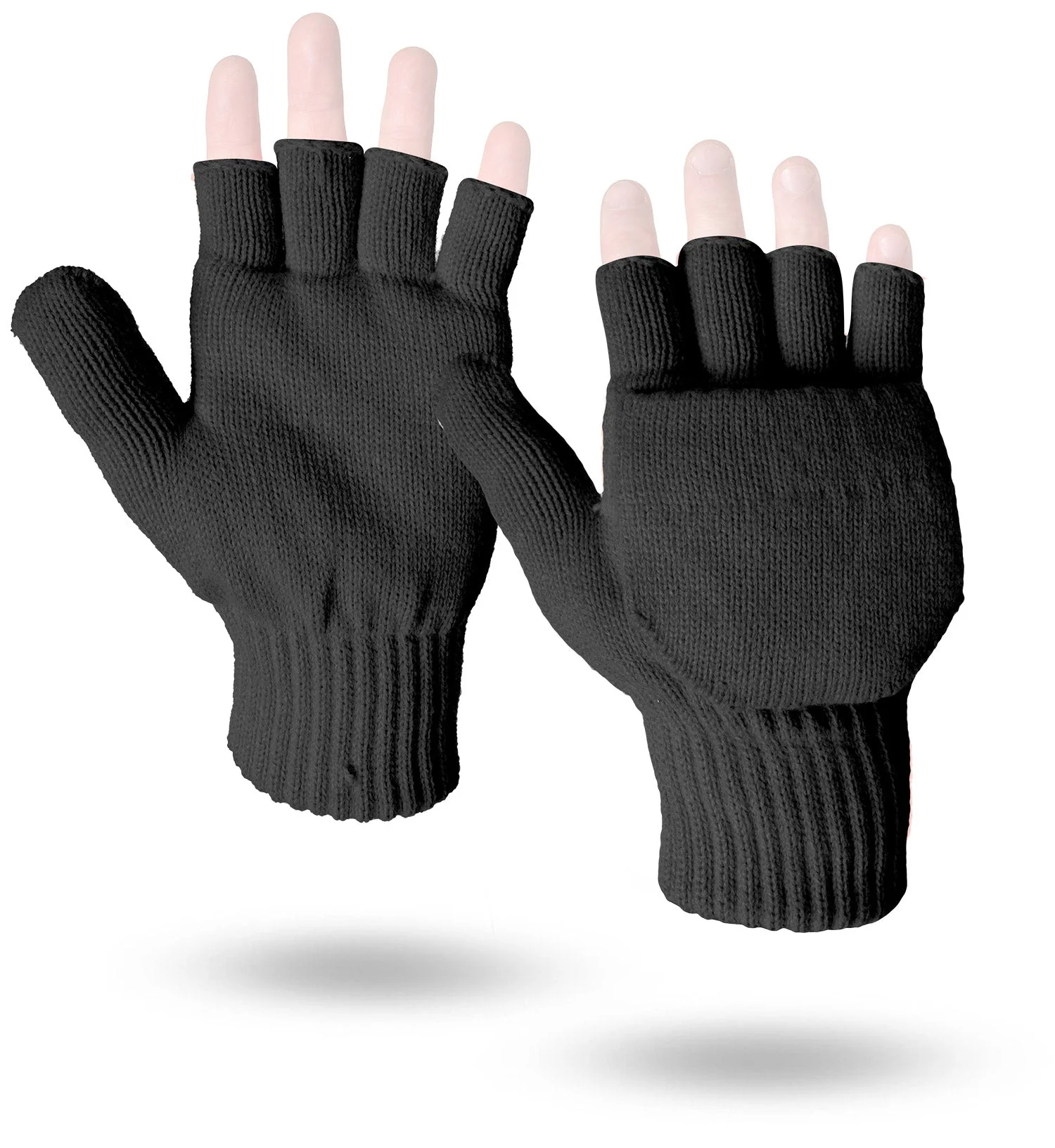 Forcefield Acrylic Flip-top Thinsulate™ Insulated Fleece Lined Mittens - Image 2