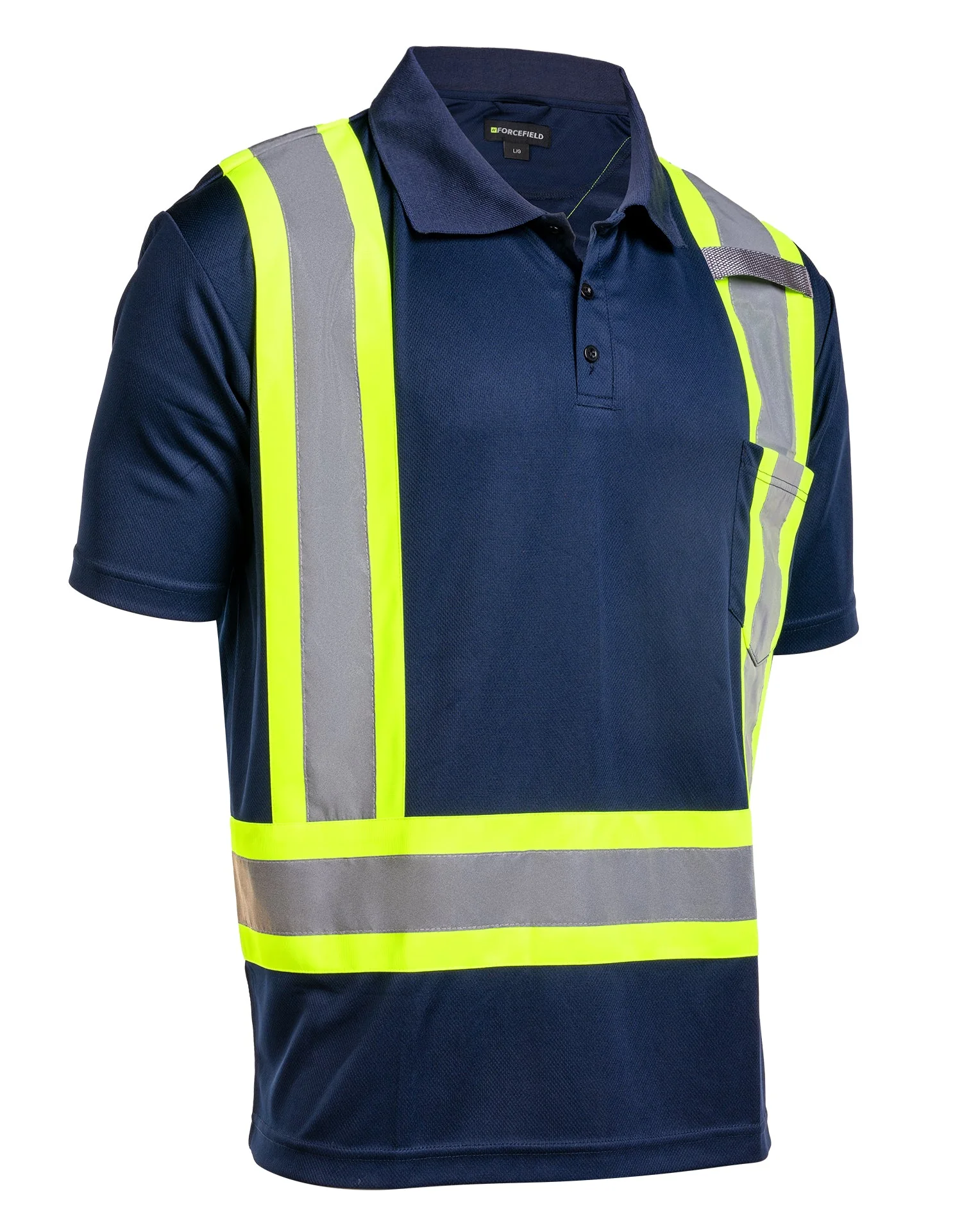Forcefield Hi-Vis Ultra Soft Polo Tee - Image 9