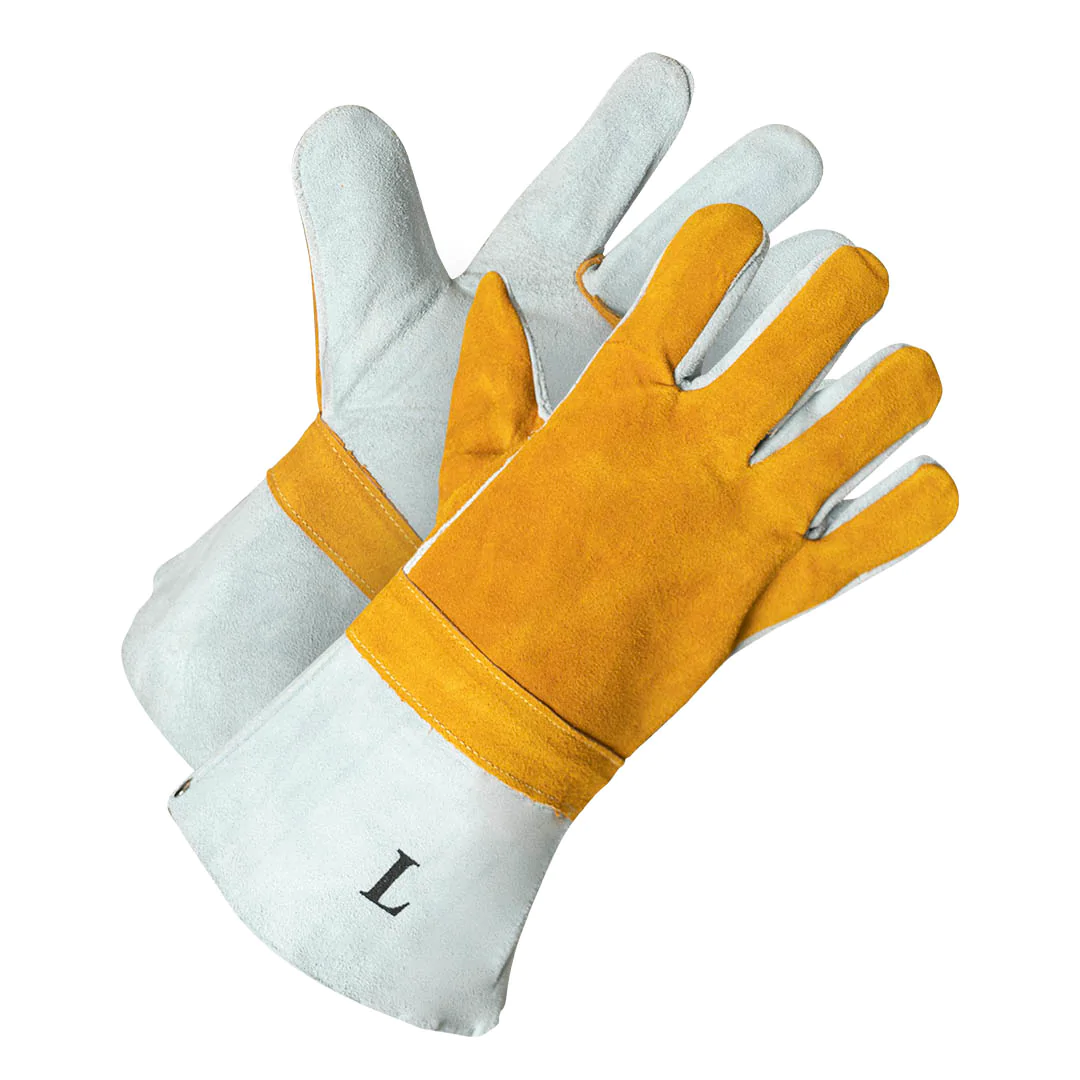 Forcefield "Gold Welders" Premium Grade Split Leather Welding Gloves - Image 2