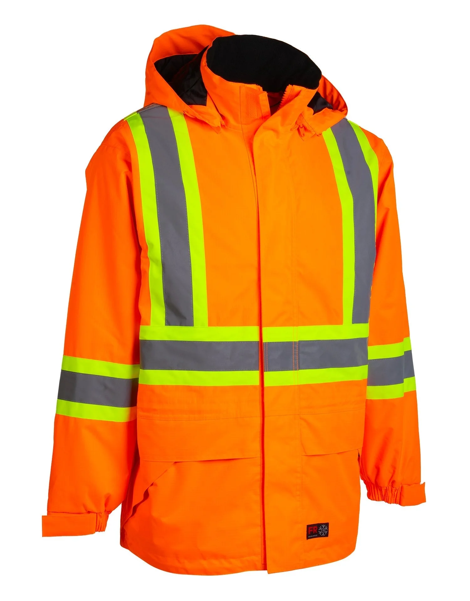 Forcefield Hi-Vis Flame-Resistant (FR) Ripstop Heavy Weight Lined Jacket