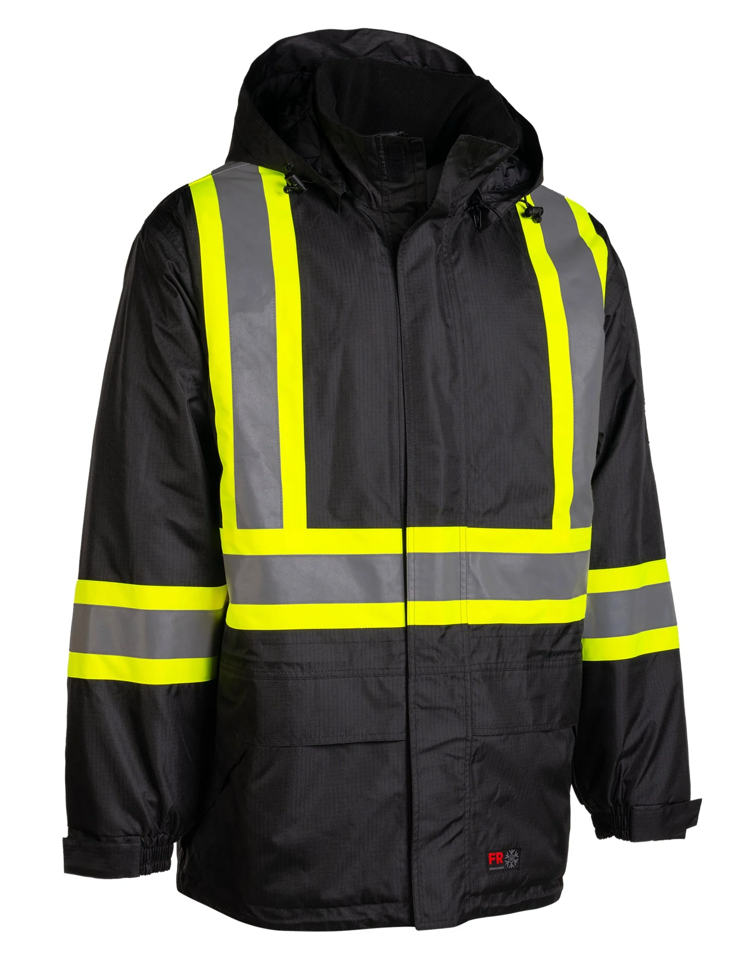 Forcefield Hi-Vis Flame-Resistant (FR) Ripstop Medium Weight Lined Jacket