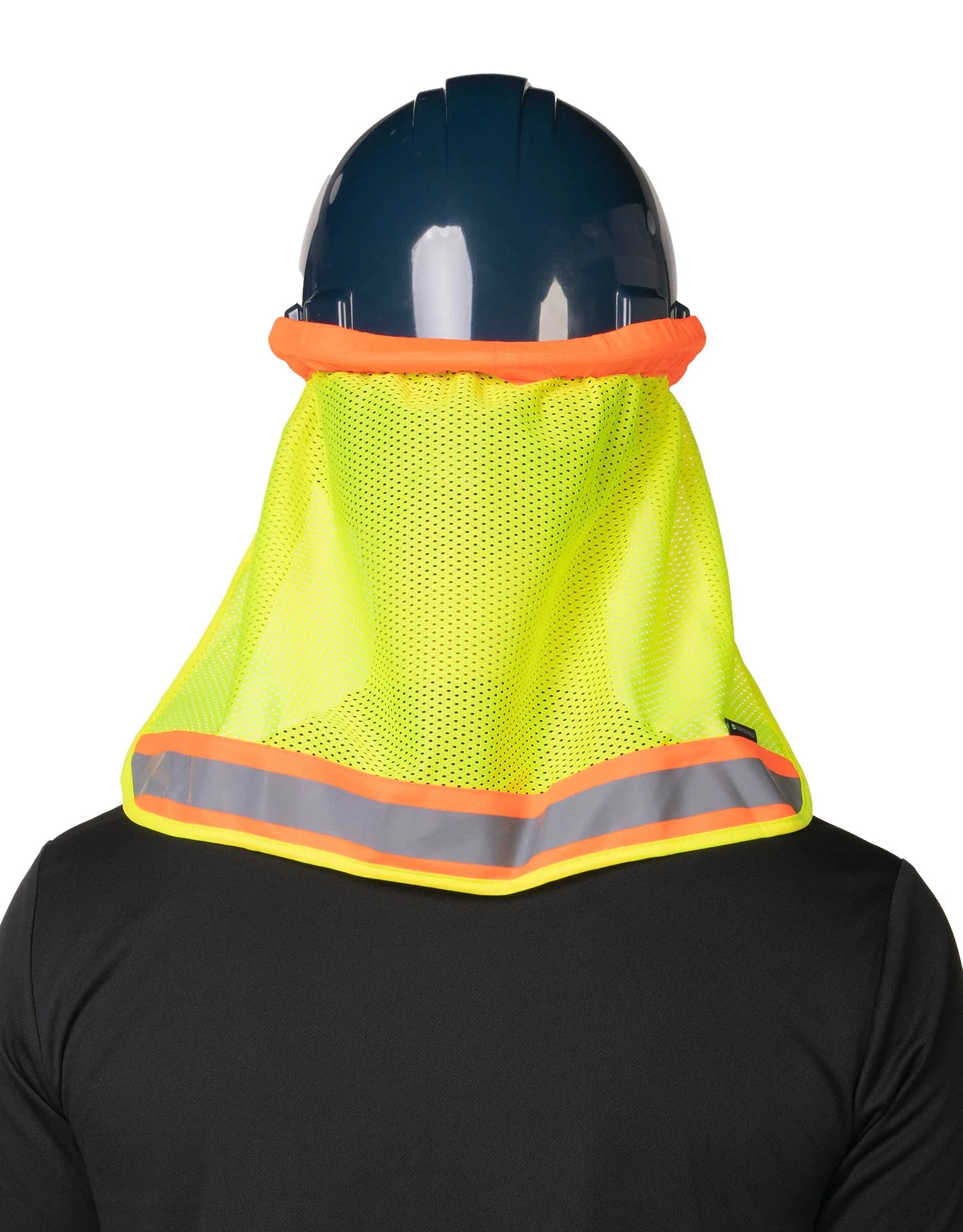 Forcefield Hi-Vis Reflective Mesh Hard Hat Sun Shade Neck Shield - Image 7