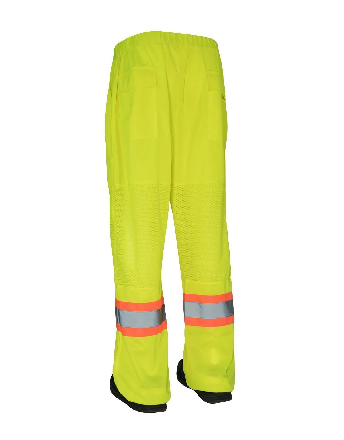 Forcefield Hi Vis Safety Tricot Traffic Pants with Vented Legs and Elastic Waist - Image 2