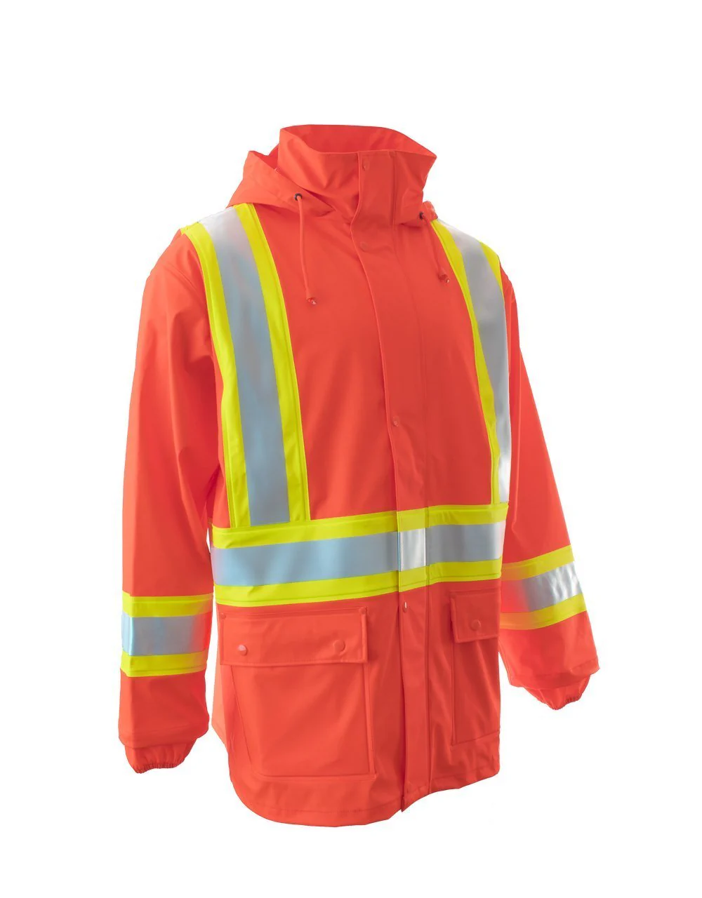 Forcefield High Visibility Fire Resistant Rain Jacket
