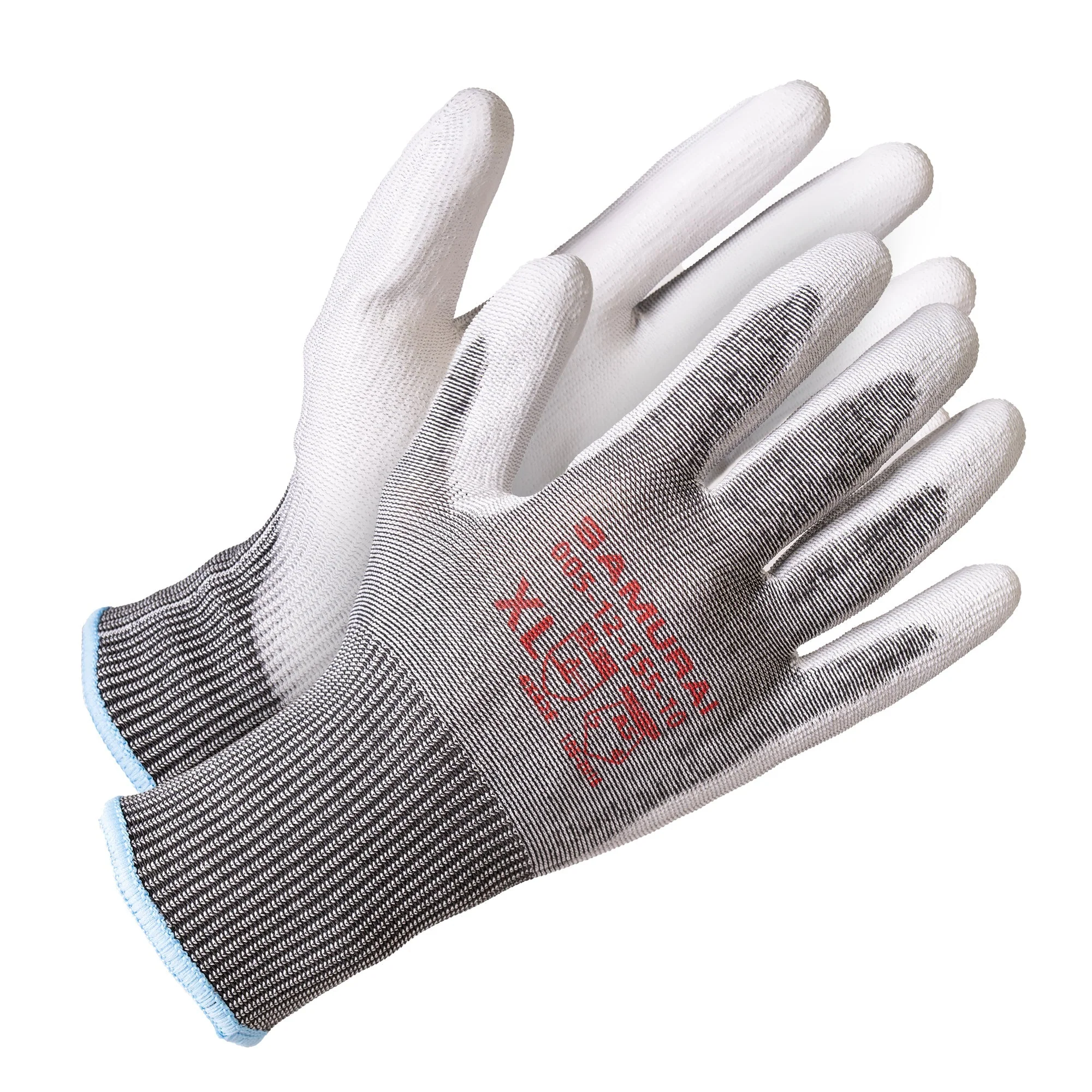 Forcefield Level 5 Cut Resistant Gloves, HPPE, Polyurethane Palm Coated