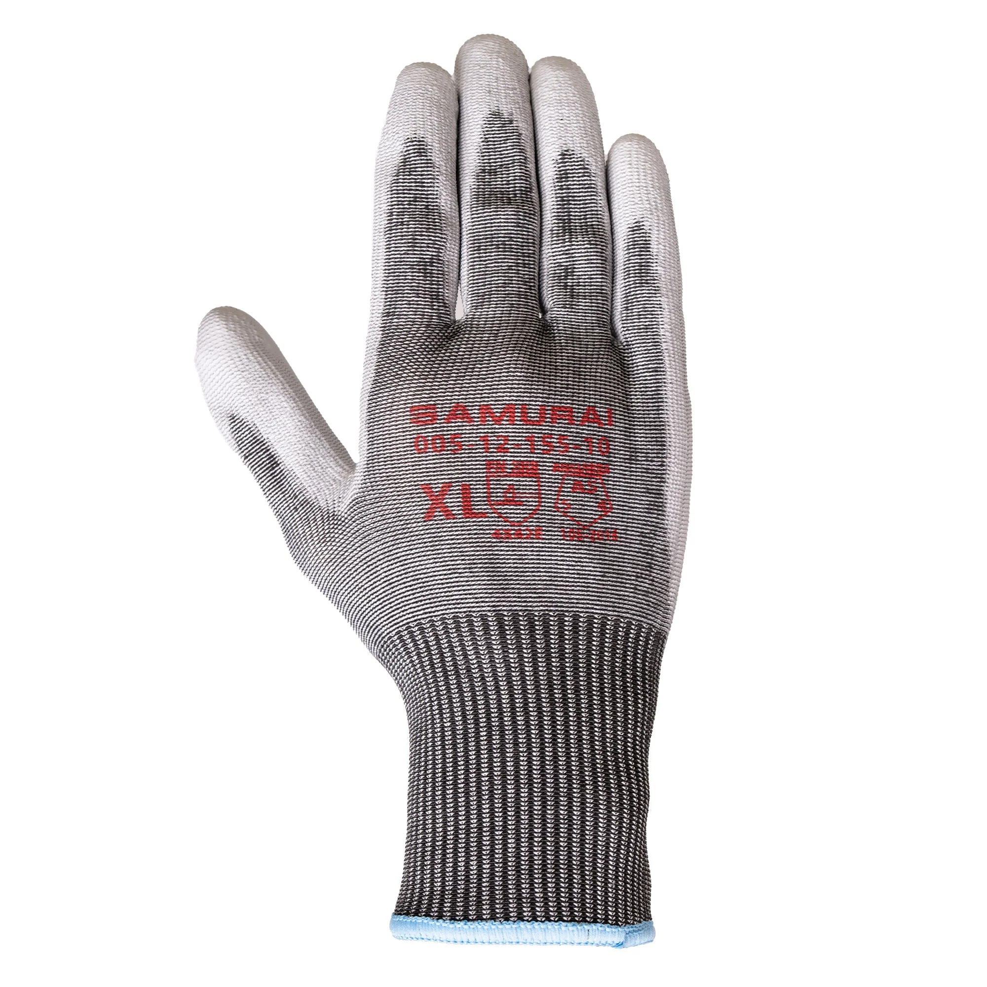 Forcefield Level 5 Cut Resistant Gloves, HPPE, Polyurethane Palm Coated - Image 2