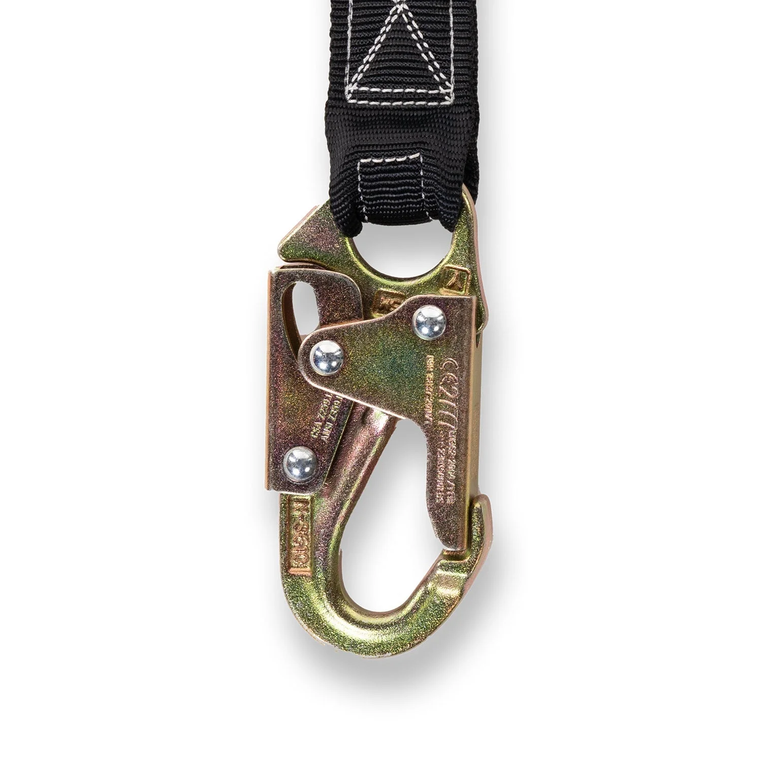 Forcefield Shock Absorbing Lanyard with 2 Snap Hooks - Image 2
