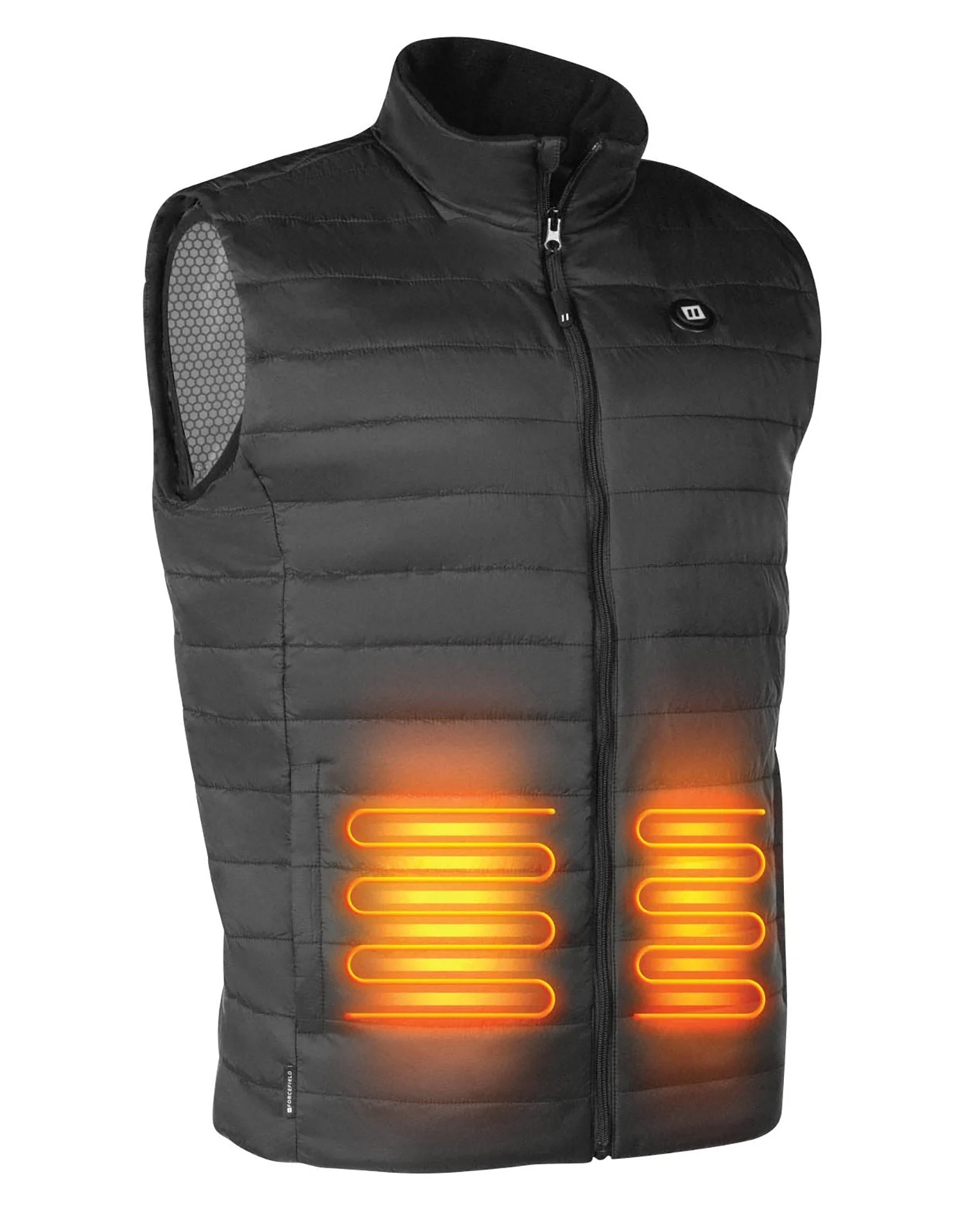 Forcefield Unisex Lightweight Heated Vest with New Graphene-Infused Inner Lining (Battery Included)
