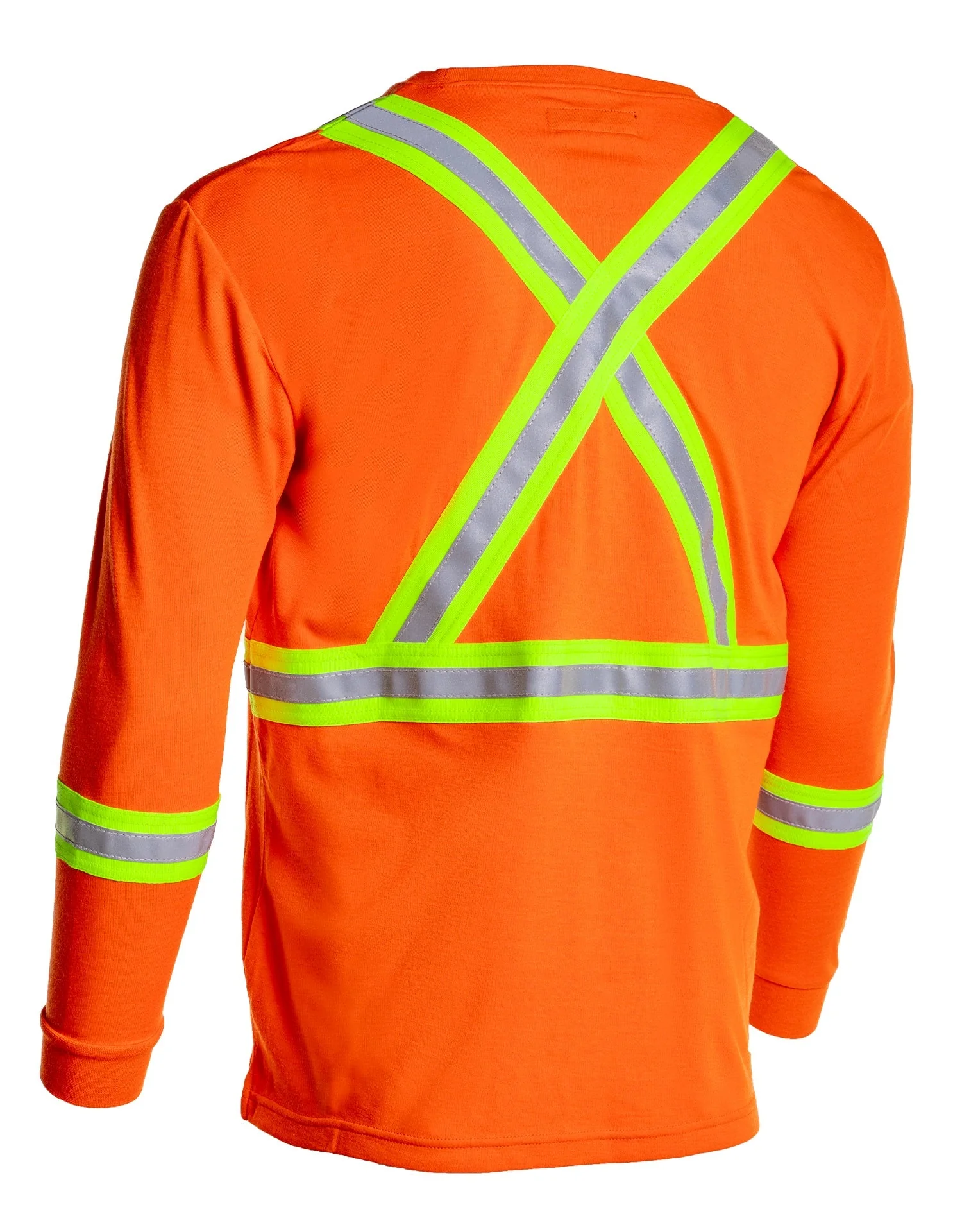 Forcefield Women's Inherent Flame-Resistant 6.4oz Long Sleeve Safety T-shirt - Image 2