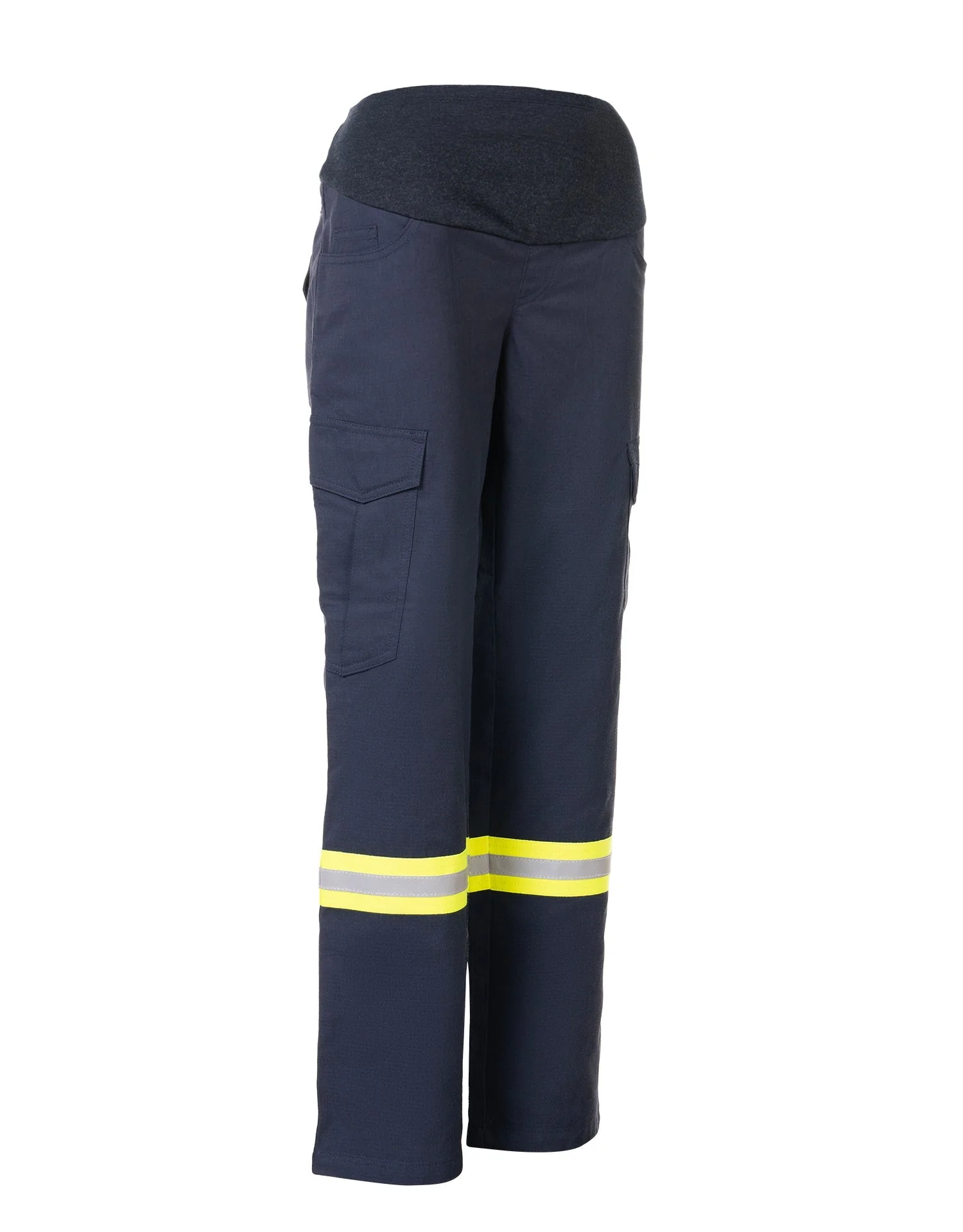 Forcefield Women's Inherent Flame-Resistant 6oz Maternity Low Panel Cargo Work Pant