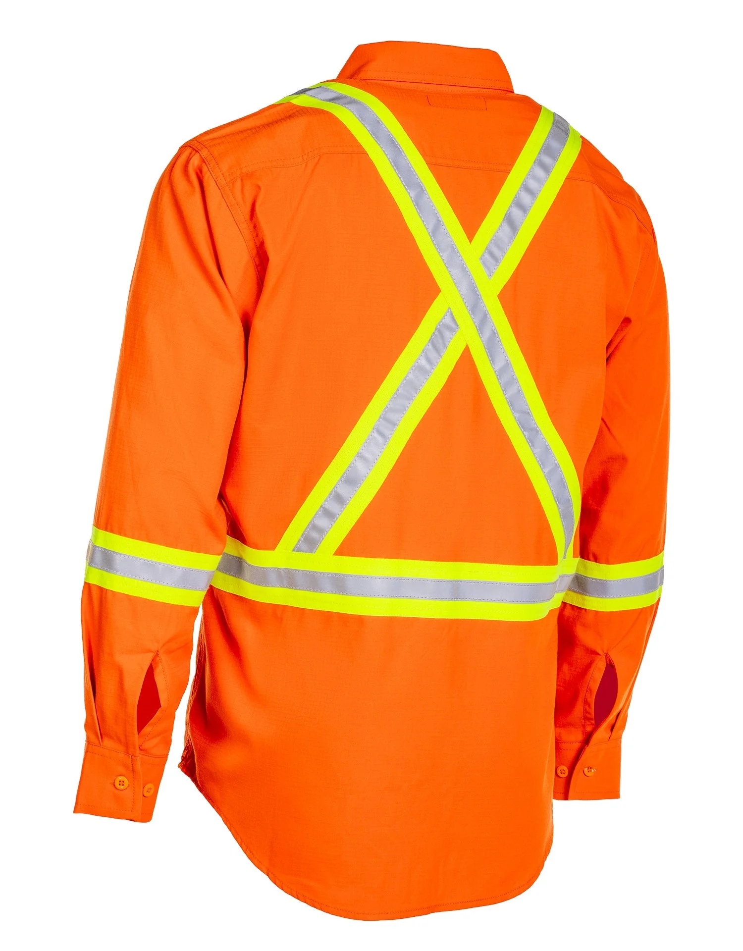 Forcefield Women's Inherent Flame-Resistant Long Sleeve Button Down 6oz Safety Shirt - Image 3