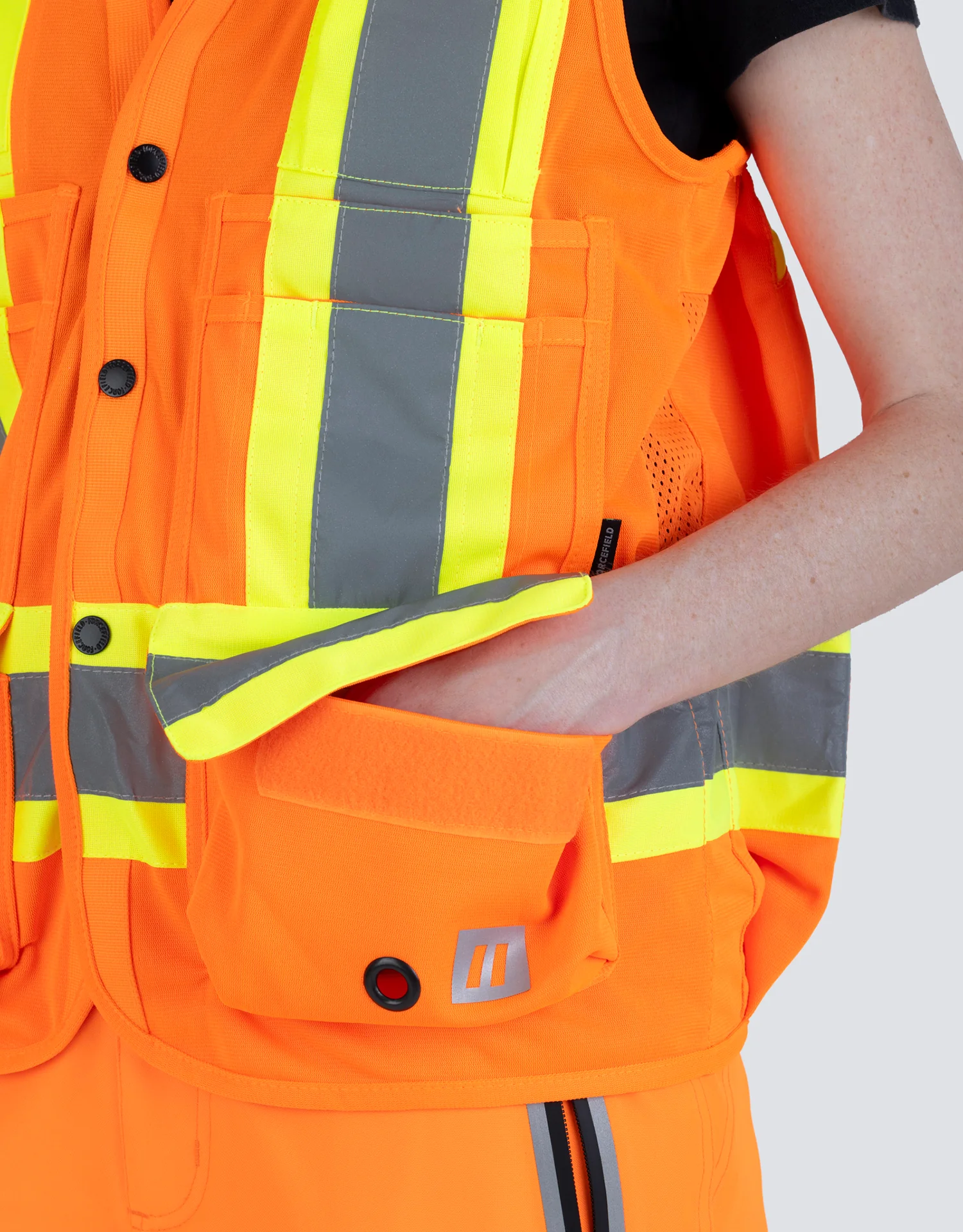Forcefield Women's Hi Vis Safety Surveyor's Vest - Image 2