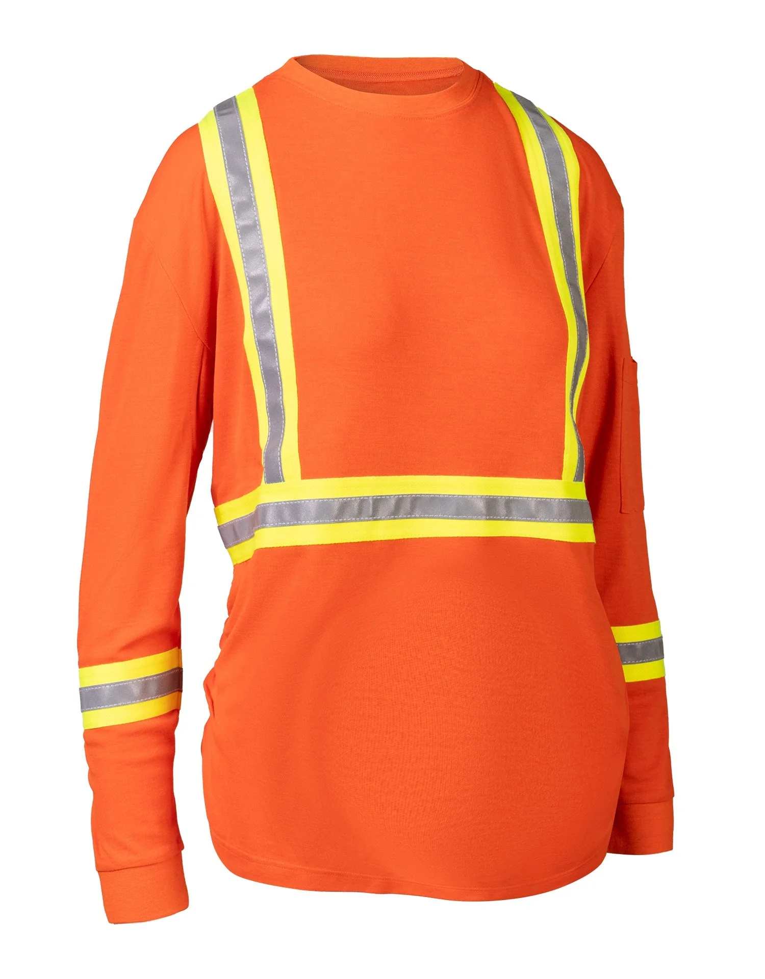 Forcefield Women's Inherent Flame-Resistant 6.4oz Maternity Long Sleeve T-shirt