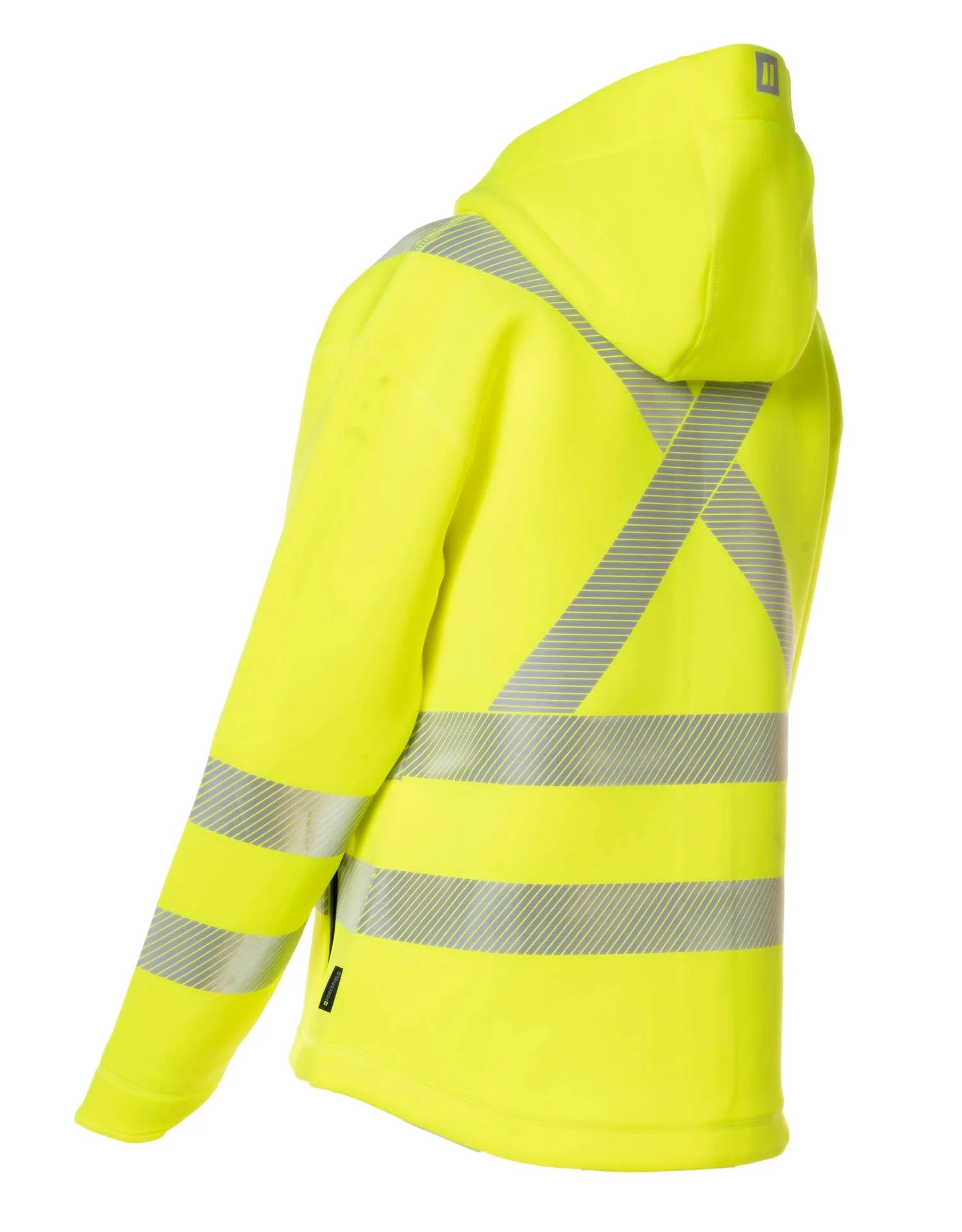 Forcefield Women's Lime Technical Safety Zip-Up Softshell Hoodie - Image 5